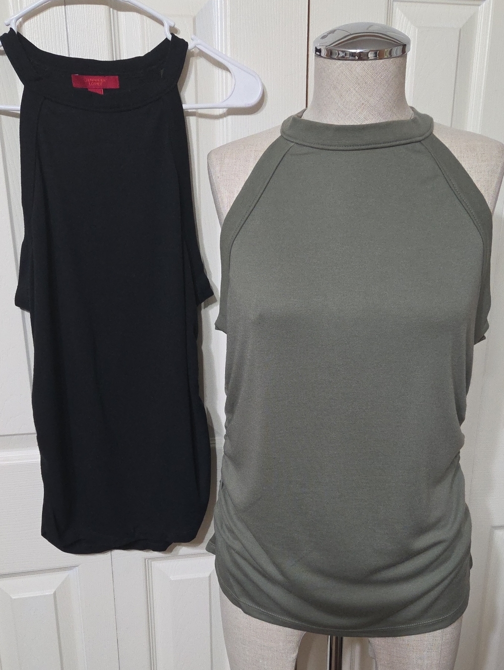 Jennifer Lopez Halter Tank Tops
